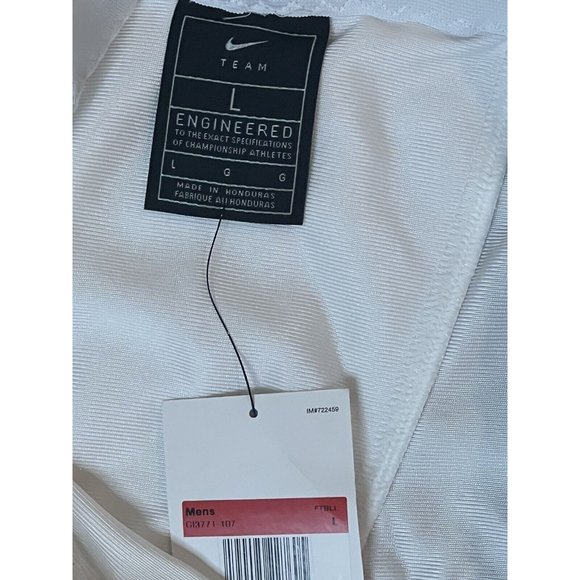 Nike Vapor Pro Men's Football Pants White - Blue Stripes Size L & XXL NWT - Picture 5 of 6